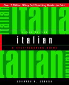Paperback Italian: A Self-Teaching Guide Book