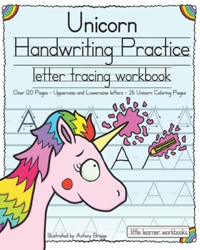 Paperback Unicorn Handwriting Practice: Letter Tracing Workbook Book