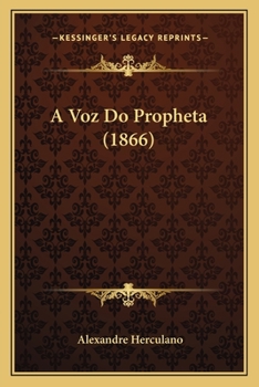 Paperback A Voz Do Propheta (1866) [Portuguese] Book