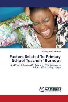 Paperback Factors Related to Primary School Teachers' Burnout Book