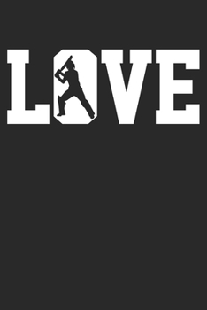 Paperback Notebook: Cricket Dot Grid 6x9 120 Pages Book