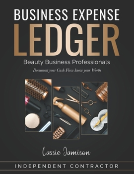 Paperback Business Expense Ledger: Beauty Business Professionals Book