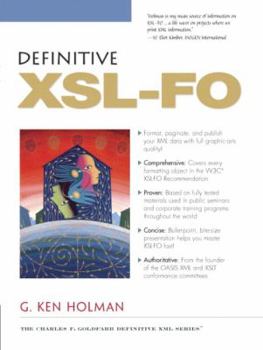 Paperback Definitive XSL-FO Book