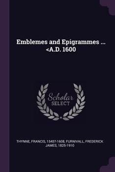 Paperback Emblemes and Epigrammes ... Book