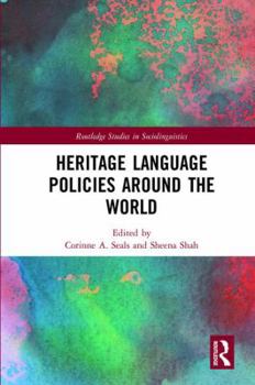 Hardcover Heritage Language Policies Around the World Book