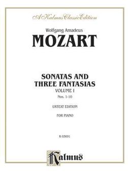 Paperback Sonatas and Three Fantasias, Vol 1: Nos.1-10 (Kalmus Edition, Vol 1) Book