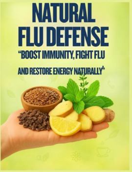 Paperback "Natural Flu Defense": "Boost Immunity, Fight Flu, and Restore Energy Naturally" Book
