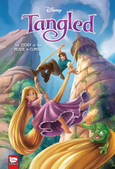 Hardcover Disney Tangled: The Story of the Movie in Comics Book