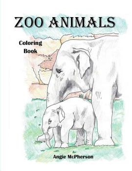 Paperback Zoo Animals Coloring Book