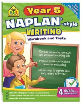 Paperback Naplan*-Style Year 5 Writing Workbook And Tests Book