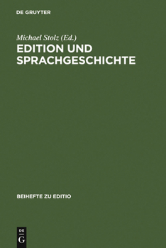 Hardcover Edition und Sprachgeschichte [German] Book