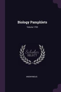 Paperback Biology Pamphlets; Volume 1703 Book