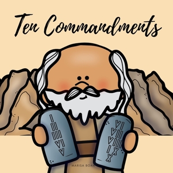 Paperback Ten Commandments For Kids: Ten Commandments Picture Book for Catholic Children Book