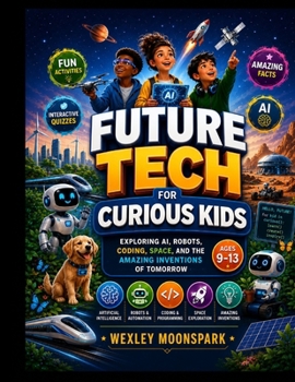 Paperback Future Tech for Curious Kids: Exploring AI, Robots, Coding, Space, and the Amazing Inventions of Tomorrow Book