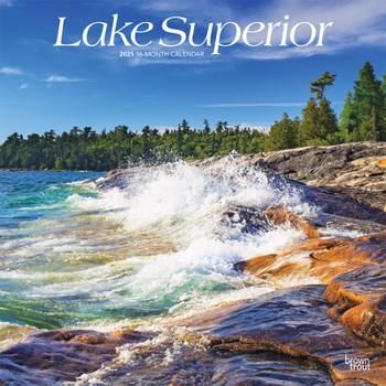Calendar Lake Superior 2021 Square Book