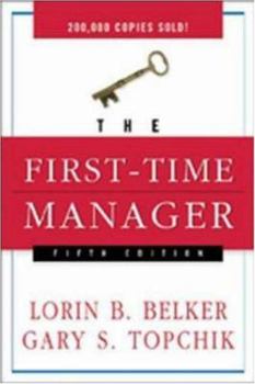 Paperback The First-Time Manager Book