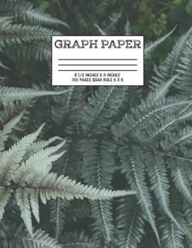 Paperback Graph Paper: Notebook Leaves Leaf Cute Pattern Cover Graphing Paper Composition Book Cute Pattern Cover Graphing Paper Composition Book