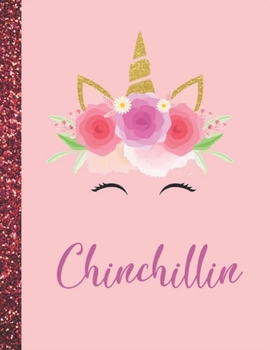 Paperback Chinchillin: Chinchillin Marble Size Unicorn SketchBook Personalized White Paper for Girls and Kids to Drawing and Sketching Doodle Book