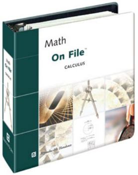 Paperback Math on File& #153; Calculus Book