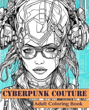 Cyberpunk Couture: Adult Coloring Book