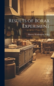 Hardcover Results of Borax Experiment Book