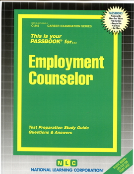Spiral-bound Employment Counselor: Passbooks Study Guide Book