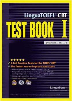 Paperback Lingua TOEFL CBT Test Book I: Practice Test 1-6 Book