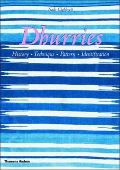 Hardcover Dhurries: History, Technique, Pattern, Identification Book