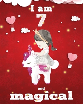 unicorn magical diary scholastic - unicorn journal i am 7 and magical: Notebook for Kids, coloring & Activity Book... 18 Adorable unicorn Designs, ... girls/ 7 Year Old Birthday Gift for Girls!