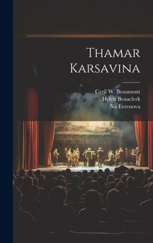 Hardcover Thamar Karsavina Book