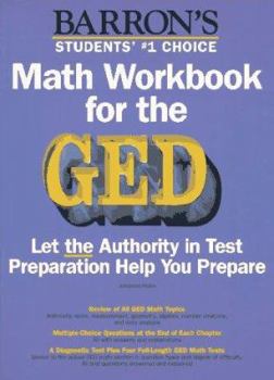 Paperback Math Workbook for the GED Book