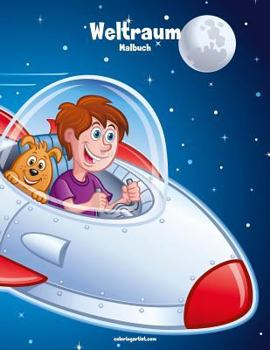 Paperback Weltraum-Malbuch 1 [German] Book