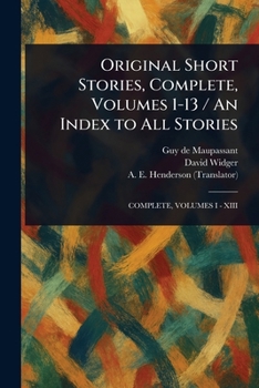 Paperback Original Short Stories, Complete, Volumes 1-13 / An Index to All Stories Book