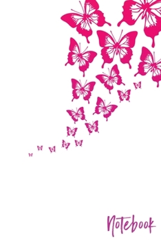 Notebook: Butterfly 110 Blank Lined College Ruled Journal for Women