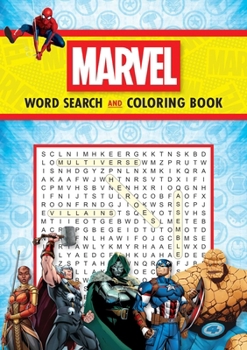 Marvel Word Search and Coloring Book (Coloring Book & Word Search)