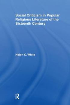 Paperback Social Criticism in Popular Religious Literature of the Sixteenth Century Book