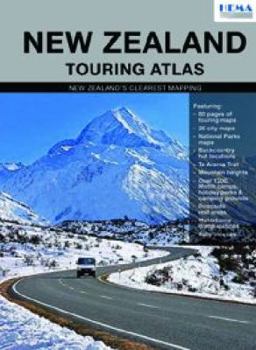 Spiral-bound New Zealand Touring Atlas Book