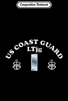Paperback Composition Notebook: Coast Guard Lieutenant Junior Grade Ltjg Insignia Journal/Notebook Blank Lined Ruled 6x9 100 Pages Book