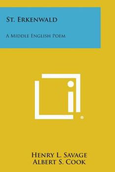 Paperback St. Erkenwald: A Middle English Poem Book