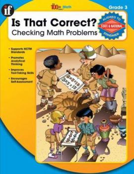 Paperback Is That Correct?, Grade 3: Checking Math Problems Book