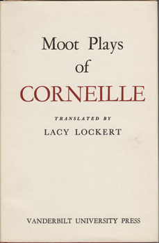 Hardcover Moot Plays of Corneille Book