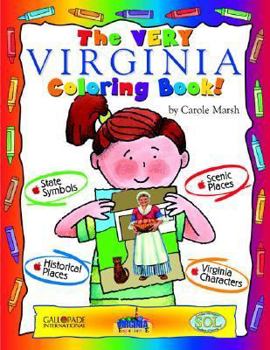 Paperback The Very Virginia Coloring Book! Book