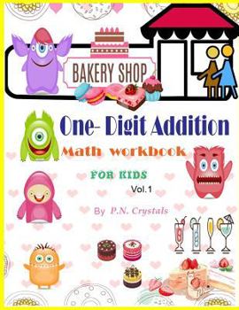 Paperback One-Digit Addition Math Workbook for Kids Vol.1 Book
