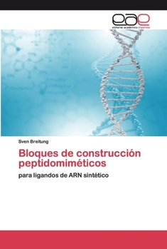 Paperback Bloques de construcción peptidomiméticos [Spanish] Book