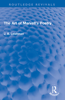 Paperback The Art of Marvell's Poetry Book