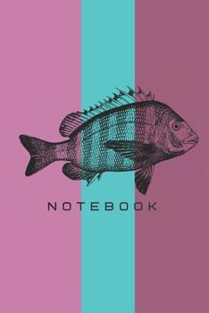 Paperback Notebook: fish theme cove Book