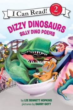 Hardcover Dizzy Dinosaurs: Silly Dino Poems Book