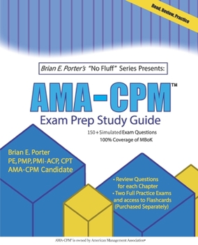 Paperback AMA-CPM(TM) Exam Prep Study Guide Book