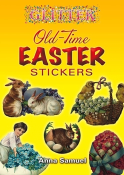 Glitter Old-Time Easter Stickers (Glitter)