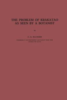 Paperback The Problem of Krakatao as Seen by a Botanist Book